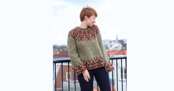 вязаный пуловер