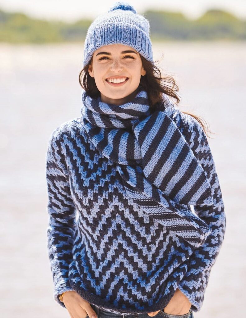 вязаный пуловер