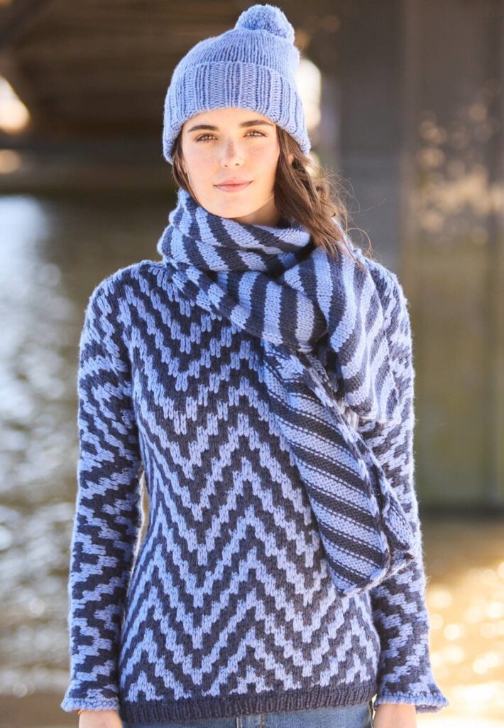 вязаный пуловер