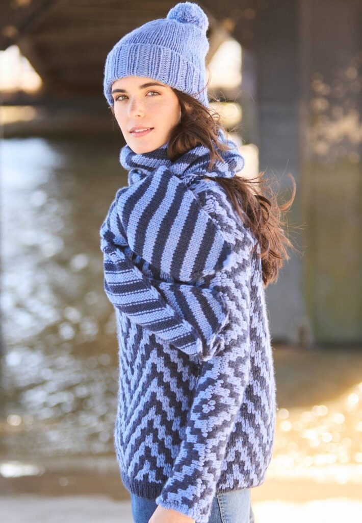 вязаный пуловер