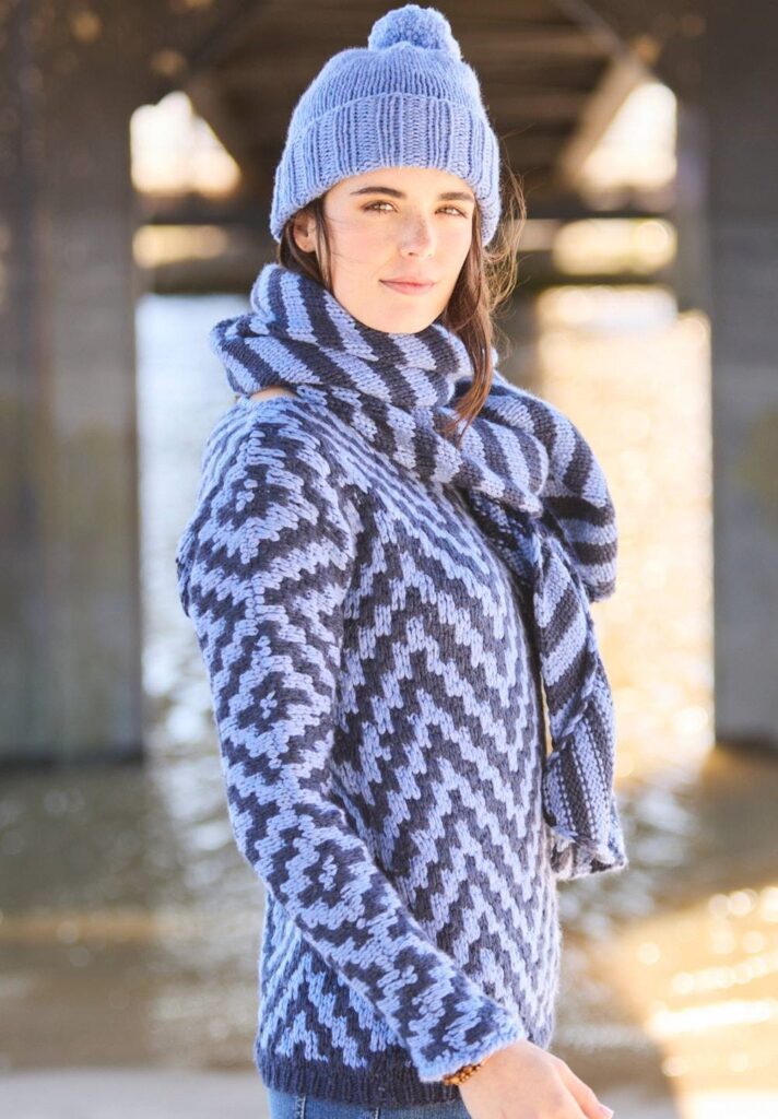 вязаный пуловер