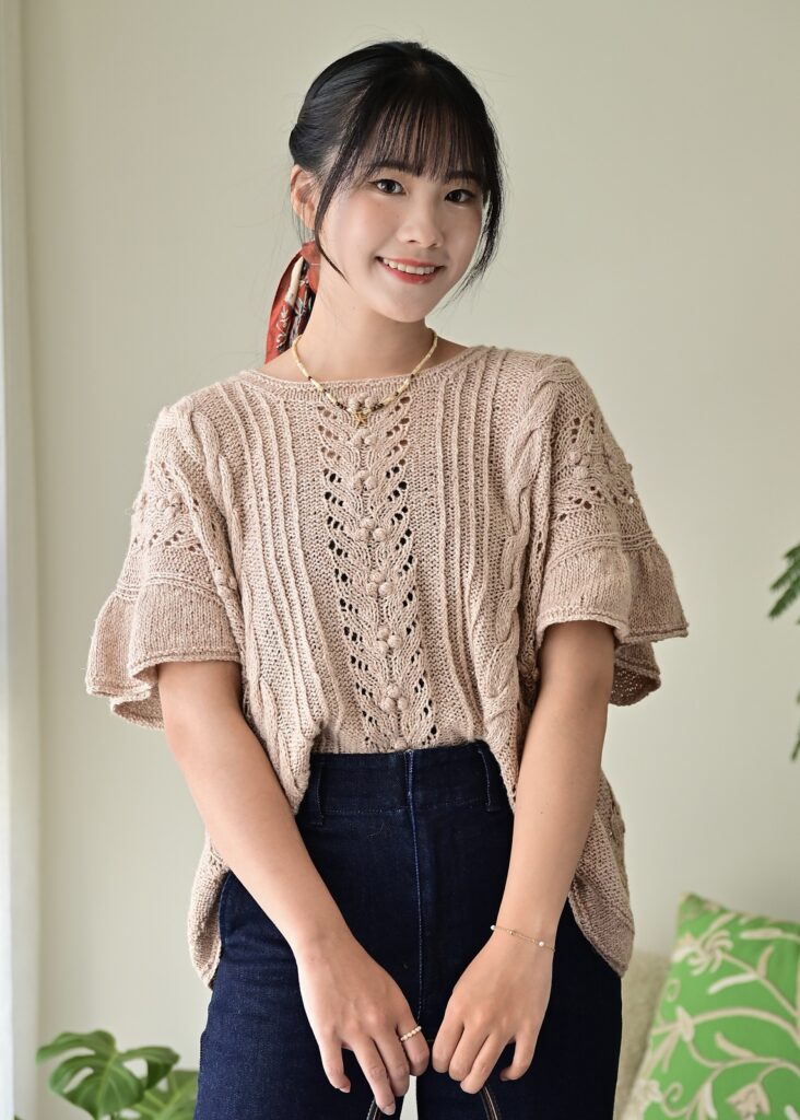 вязаный топ