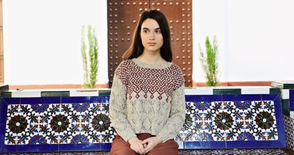 вязаный пуловер