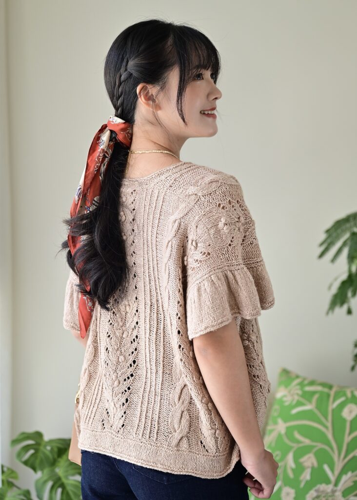 вязаный топ