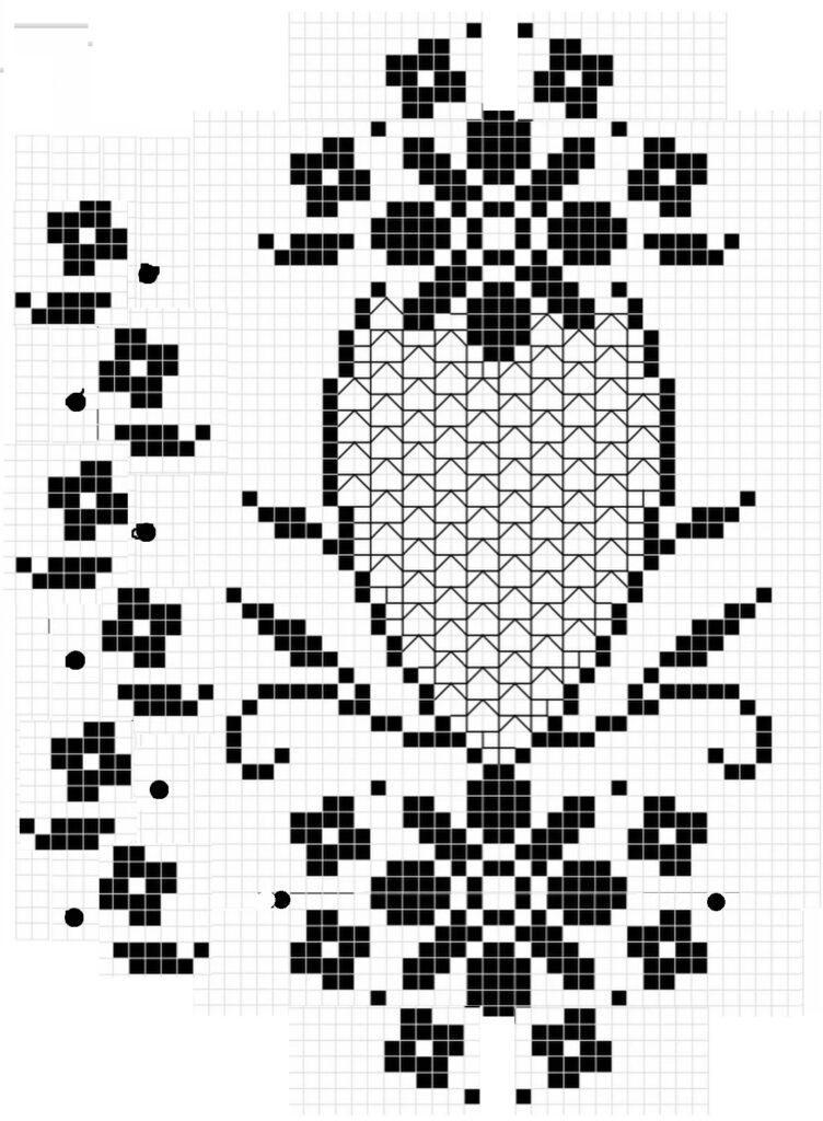 схема вязания крючко