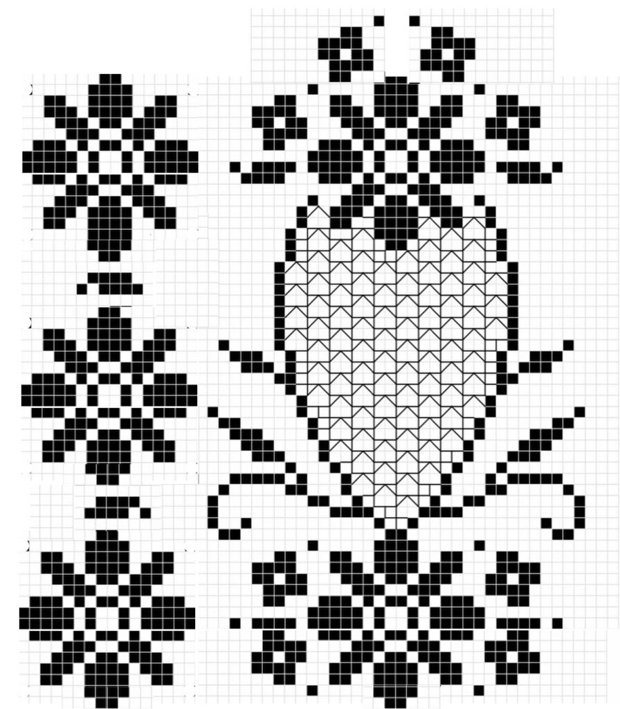 схема вязания крючко