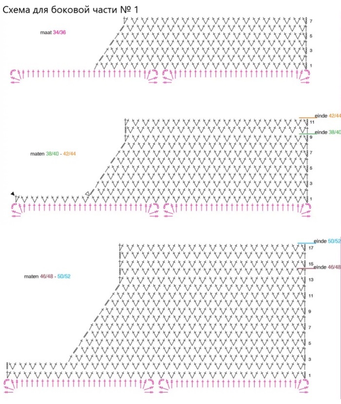 cхема вязания крючком