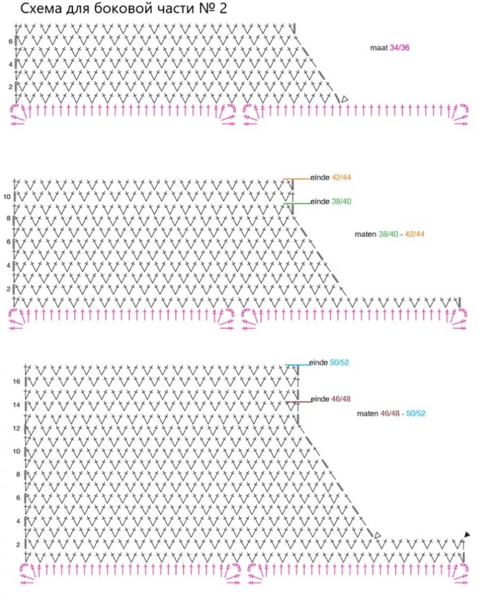cхема вязания крючком