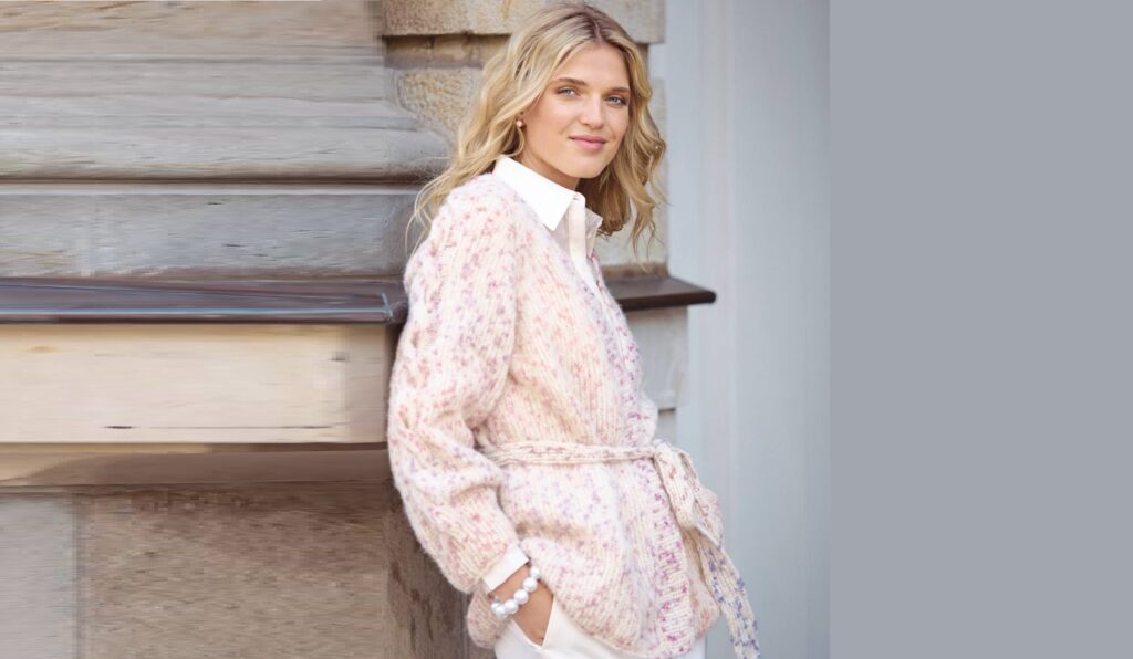 Кардиган с поясом