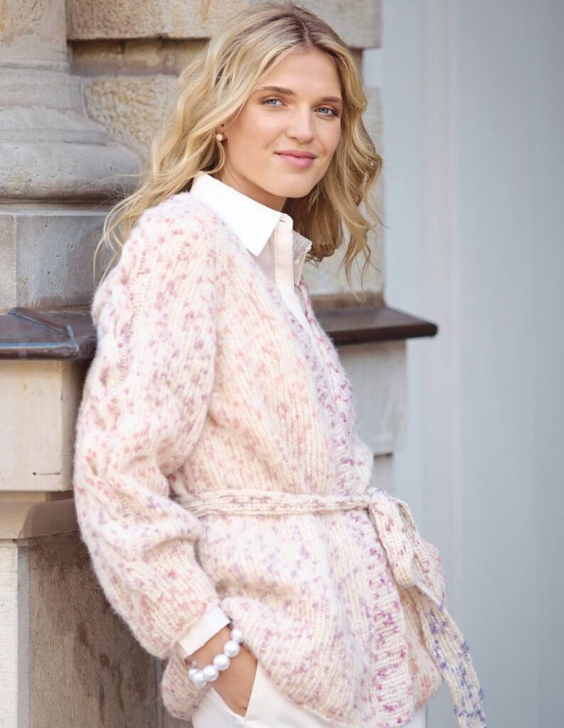 вязаный жакет