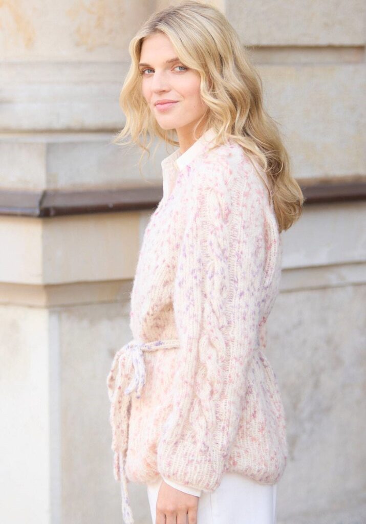 вязаный жакет