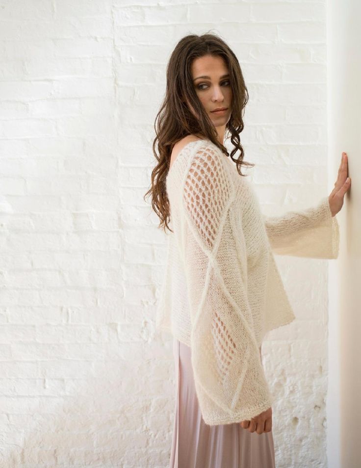 вязаный пуловер