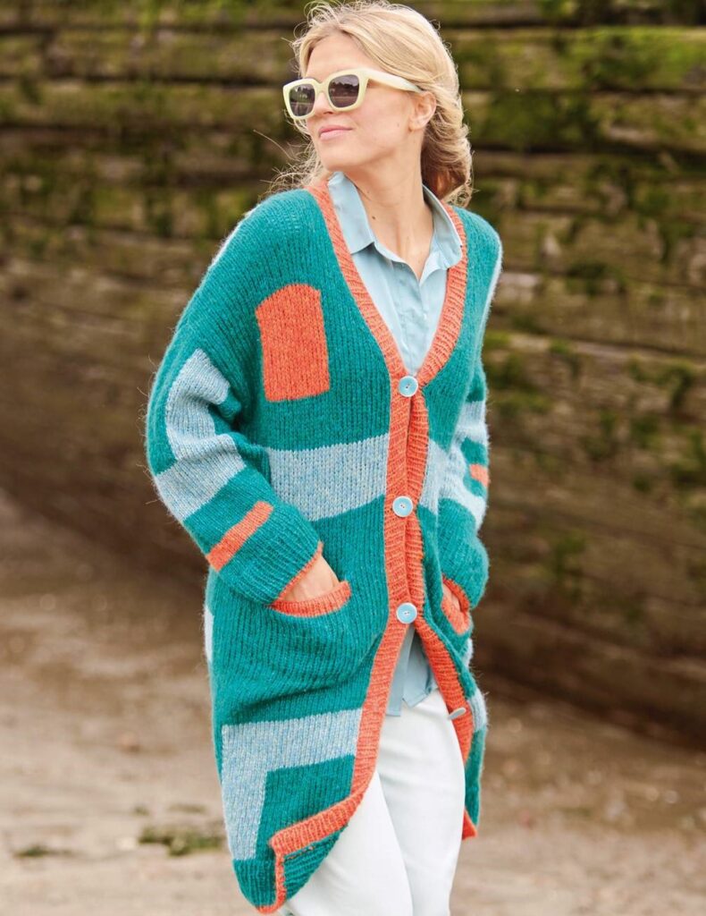 вязаный кардиган