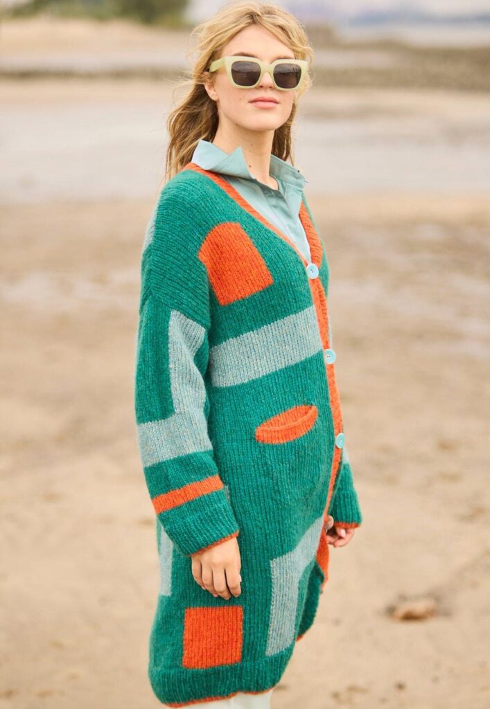 вязаный кардиган