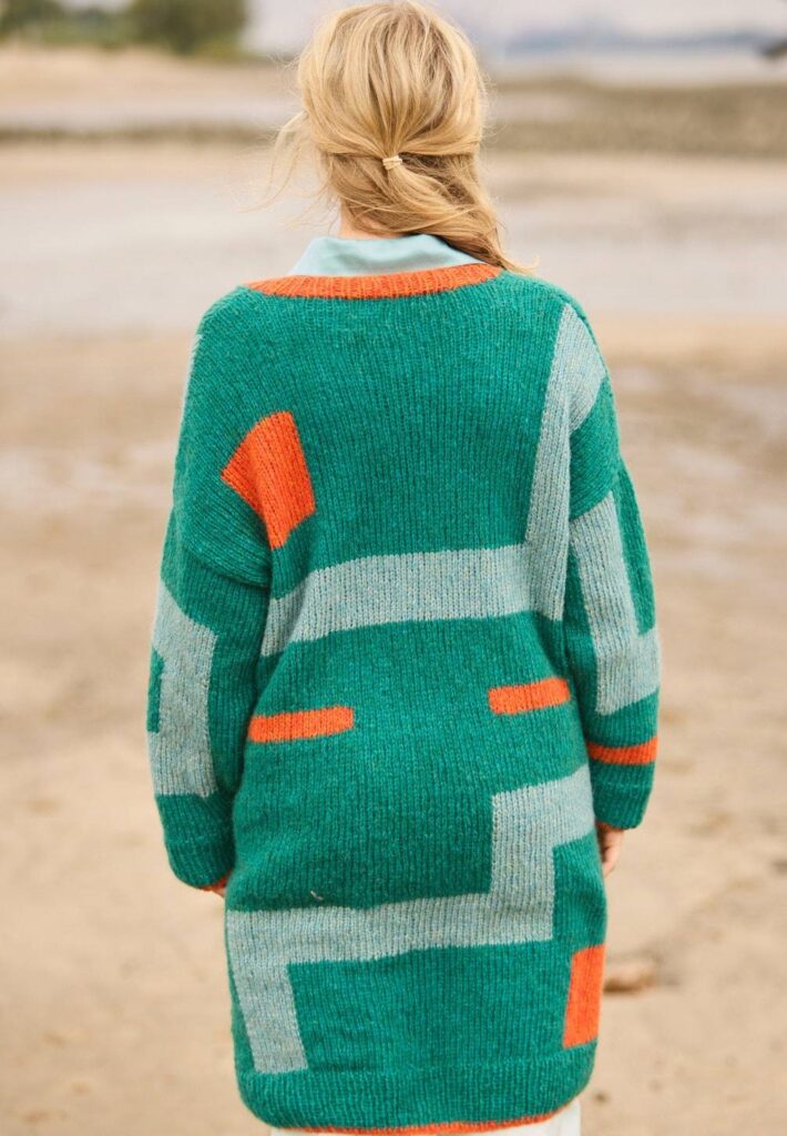 вязаный кардиган