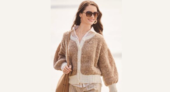 вязаный жакет