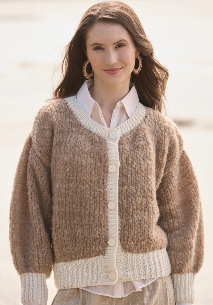 вязаный жакет