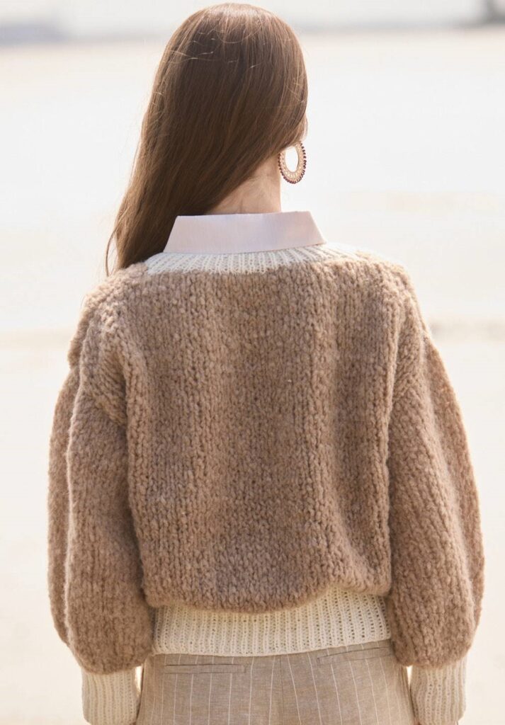 вязаный жакет