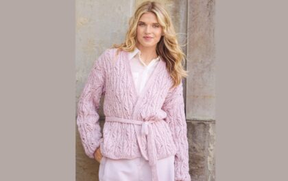 вязаный жакет