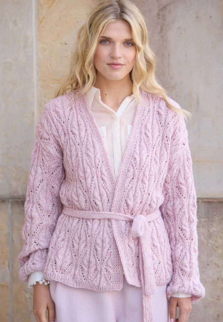 вязаный жакет