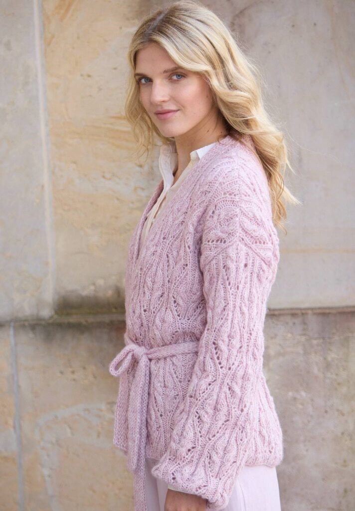 вязаный жакет