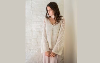 вязаный пуловер