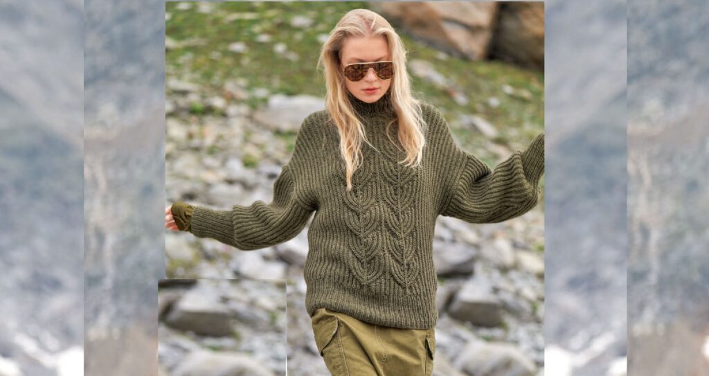 Полупатентный пуловер ВАМBUS