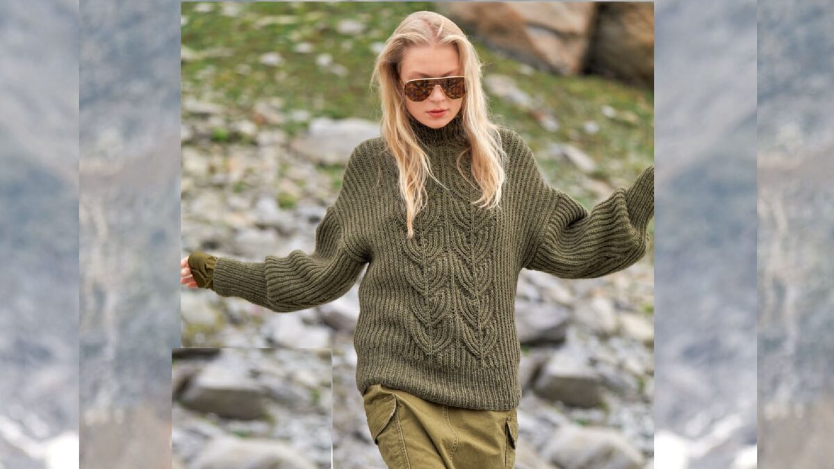 Полупатентный пуловер ВАМBUS