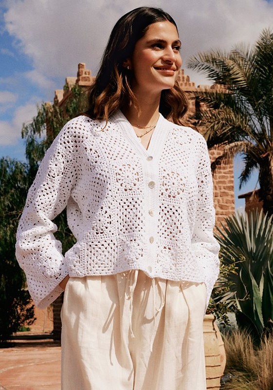 вязаный жакет