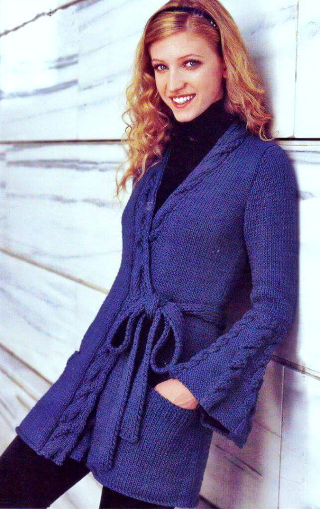 вязаный кардиган