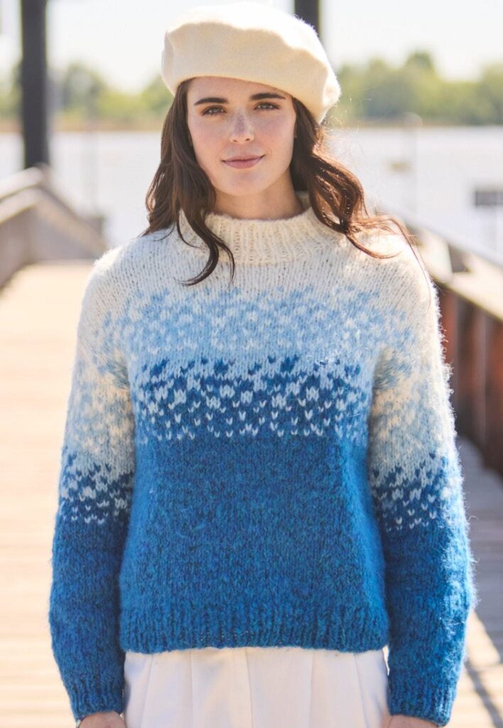 вязаный пуловер