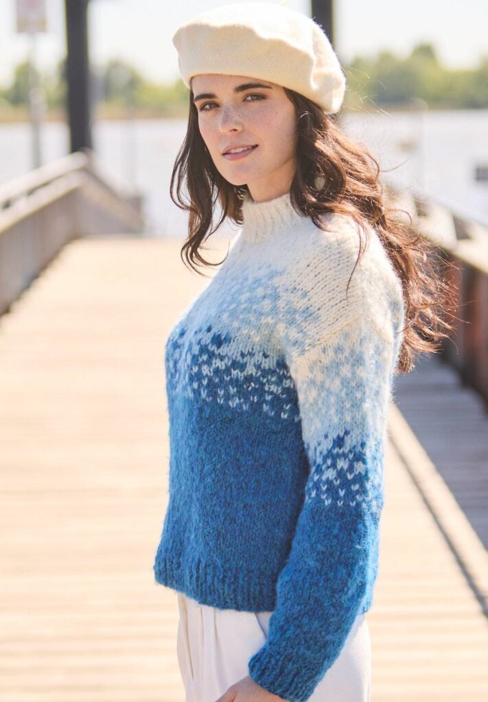 вязаный пуловер