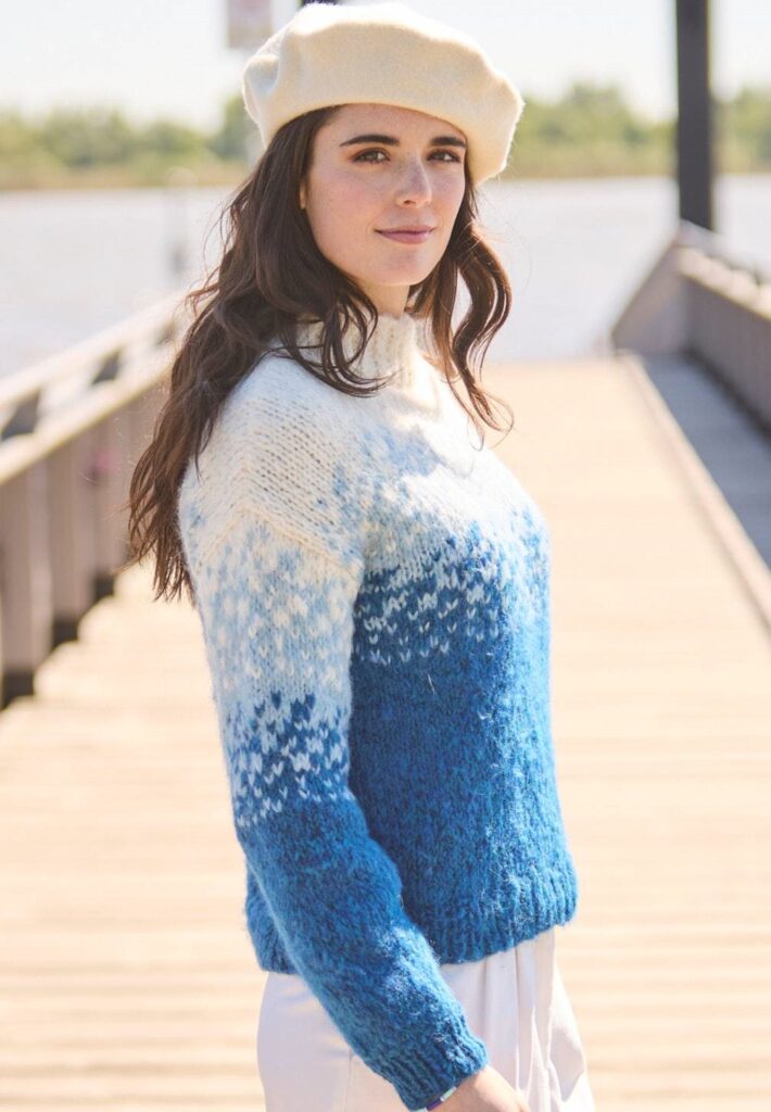 вязаный пуловер