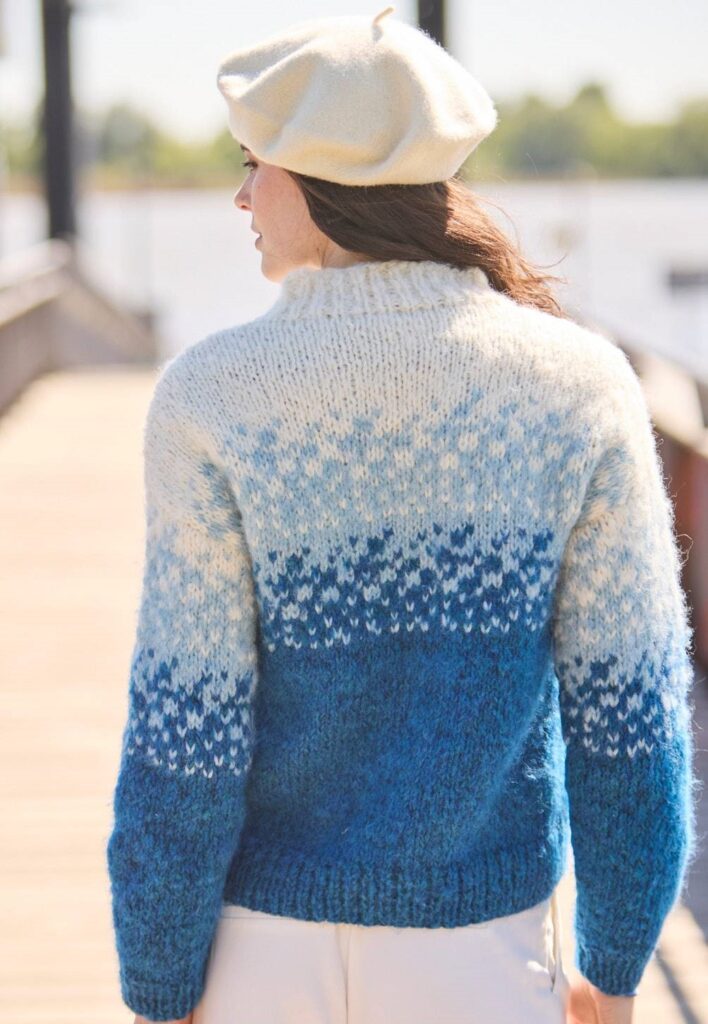 вязаный пуловер