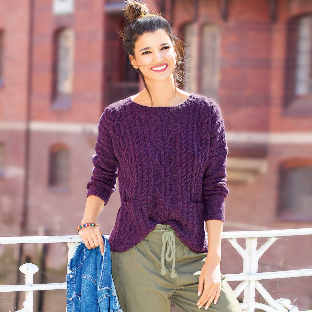 вязаный пуловер