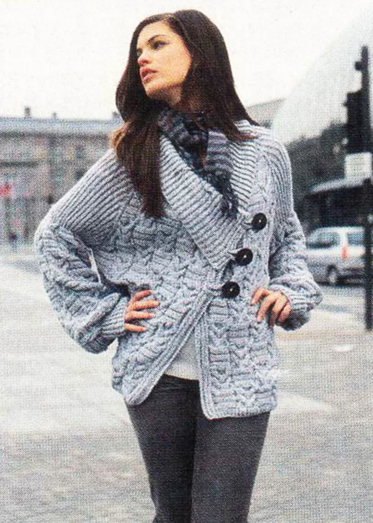 вязаный жакет