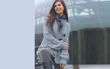 вязаный жакет