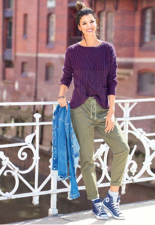 вязаный пуловер