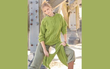 вязаный пуловер