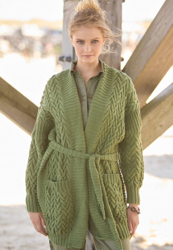 вязаный жакет