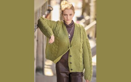 вязаный жакет