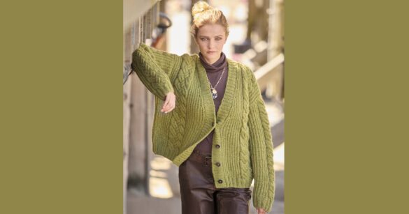 вязаный жакет