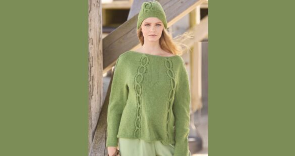 вязаный пуловер