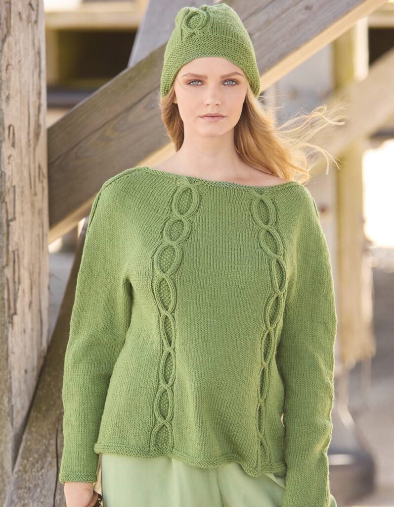 вязаный пуловер