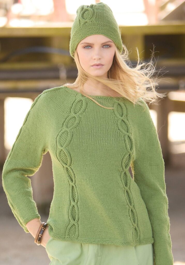 вязаный пуловер