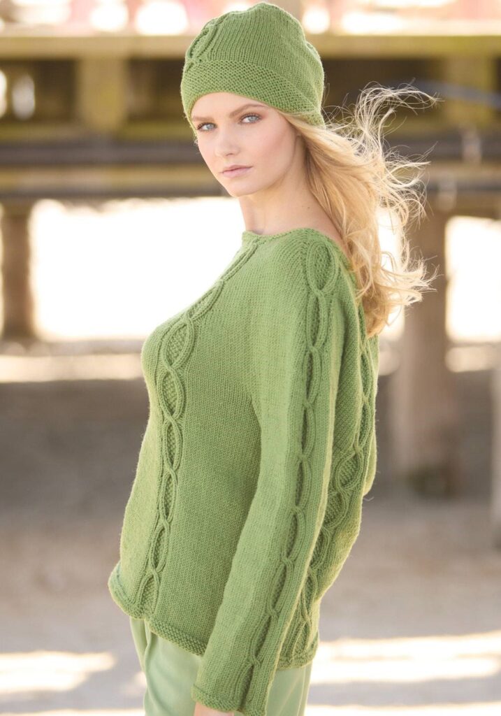 вязаный пуловер