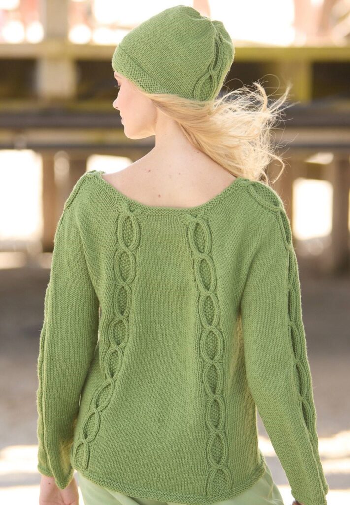 вязаный пуловер