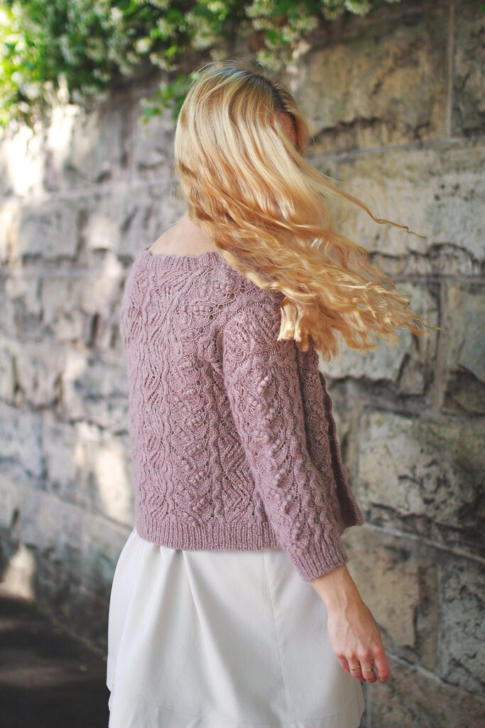 вязаный жакет