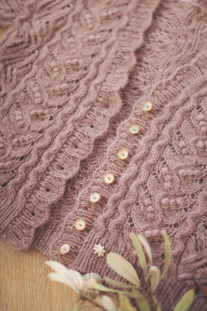 вязаный жакет