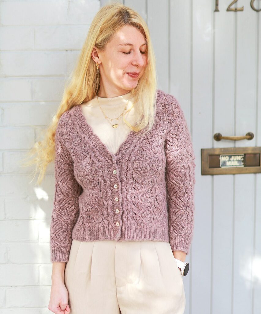 вязаный жакет